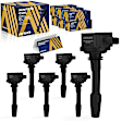 ESCFD-00305 Ignition Coil, Set of 6