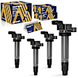 ESCGM-00164 Ignition Coil, Set of 4, 1.2L, 4Cyl