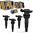ESCHY-00359 Ignition Coil, Set of 4, 1.6L, 4Cyl