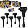 ESCN-00417 Ignition Coil, Set of 6