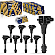 ESCN-00421 Ignition Coil, Set of 8, 4.5L, 8Cyl