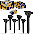 ESCT-00489 Ignition Coil, Set of 6, 3.5L, 6Cyl