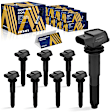 ESCVG-00621 Ignition Coil, Set of 8, 4.5L, 8Cyl