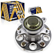 HUBH-00703 Rear, Driver or Passenger Side Wheel Hub, 5 Lugs, Without Sensor