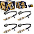 OXSCH-00333 Before and After Catalytic Converter Oxygen Sensor, Set of 4, 4.7L, 8Cyl