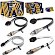 OXSFD-00370 Before and After Catalytic Converter Oxygen Sensor, Set of 4, 3.5L, 6Cyl