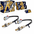 OXSFD-00401 Driver and Passenger Side, After Catalytic Converter Oxygen Sensor, Set of 2