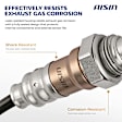 OXSN-00883 Before and After Catalytic Converter Oxygen Sensor, Set of 2