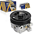 PSPZ-00501 Power Steering Pump With Pulley, Without Reservoir