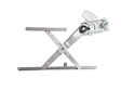 RMAT-023 Front, Driver Side Manual Window Regulator, Without Motor
