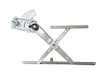 RMAT-024 Front, Passenger Side Manual Window Regulator, Without Motor