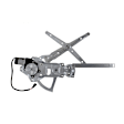 RPAB-011 Front, Driver Side Power Window Regulator, With Motor