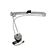 RPAB-014 Rear, Passenger Side Power Window Regulator, With Motor