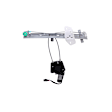 RPACH-043 Sedan Front, Driver Side OE Replacement Series Power Window Regulator, With Motor