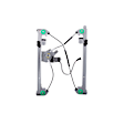 RPAFD-025 Front, Driver Side Power Window Regulator, With Motor