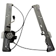 RPAFD-077 Front, Driver Side Power Window Regulator, With Motor