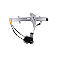 RPAGM-095 Front, Driver Side Power Window Regulator, With Motor