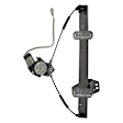 RPAH-014 Front, Passenger Side Power Window Regulator, With Motor
