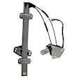 RPAH-015 Front, Driver Side Power Window Regulator, With Motor