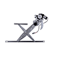 RPAH-034 Coupe Front, Passenger Side Power Window Regulator, With Motor