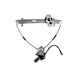 RPAH-106 Hatchback Front, Driver Side Power Window Regulator, With Motor