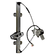 RPAH-126 Front, Driver Side Power Window Regulator, With Motor