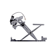 RPAM-024 Front, Passenger Side Power Window Regulator, With Motor