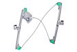 RPGM-083 Sport Utility Front, Driver Side OE Replacement Series Power Window Regulator, Without Motor