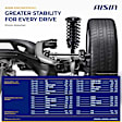 SABAZ-00269 Rear, Driver and Passenger Side Shock Absorber