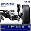 SABAZ-00684 Rear, Driver and Passenger Side Shock Absorber