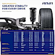SABAZ-00854 Rear, Driver and Passenger Side Shock Absorber