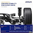 SABFD-00756 Rear, Driver and Passenger Side Shock Absorber
