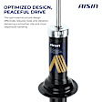 SABM-01408 Rear, Driver and Passenger Side Shock Absorber, Sport Utility