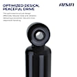 SABN-01455 Rear, Driver and Passenger Side Shock Absorber, Sport Utility