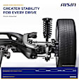 SABN-01461 Front, Driver and Passenger Side Shock Absorber, RWD