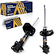 SABN-01552 Rear, Driver and Passenger Side Shock Absorber, Sport Utility