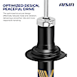 SABT-01232 Front, Driver and Passenger Side Shock Absorber, Sedan