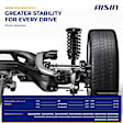 SABVG-00079 Rear, Driver and Passenger Side Shock Absorber, Convertible