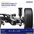 SAKBM-00127 Front, Driver and Passenger Side Shock Absorber