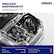 SAKBM-00127 Front, Driver and Passenger Side Shock Absorber