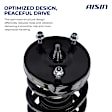 SAKCH-00405 Front, Driver and Passenger Side Shock Absorber, Sedan