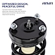 SAKCH-00514 Front, Driver and Passenger Side Shock Absorber, Coupe