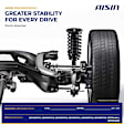 SAKCH-00545 Rear, Driver and Passenger Side Shock Absorber, Sport Utility