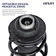 SAKCH-01091 Front, Driver and Passenger Side Shock Absorber, Sport Utility