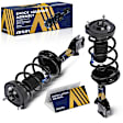 SAKF-01733 Rear, Driver and Passenger Side Shock Absorber, Sedan