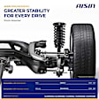 SAKFD-00690 Rear, Driver and Passenger Side Shock Absorber, Sport Utility
