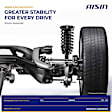 SAKFD-00692 Front, Driver and Passenger Side Shock Absorber, FWD, Sport Utility