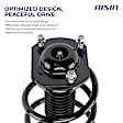 SAKGM-00195 Front, Driver and Passenger Side Shock Absorber, Sport Utility