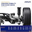 SAKGM-01675 Rear, Driver and Passenger Side Shock Absorber