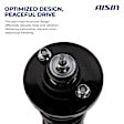 SAKH-00036 Rear, Driver and Passenger Side Shock Absorber, FWD, Sedan